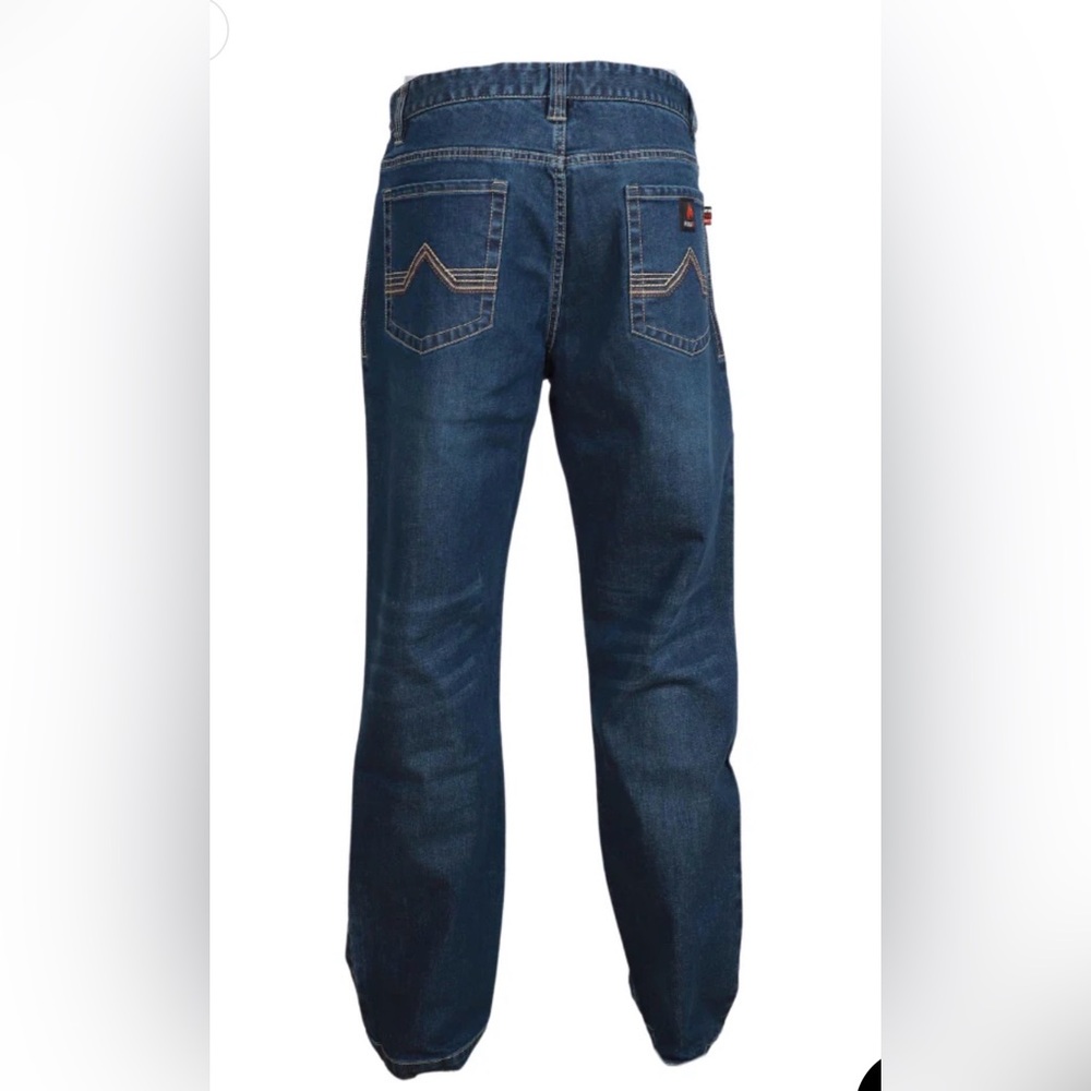 FORGE FR (FLAME RESISTANT) MEN'S DENIM COMFORT STRETCH STRAIGHT JEANS 32X34 NWT